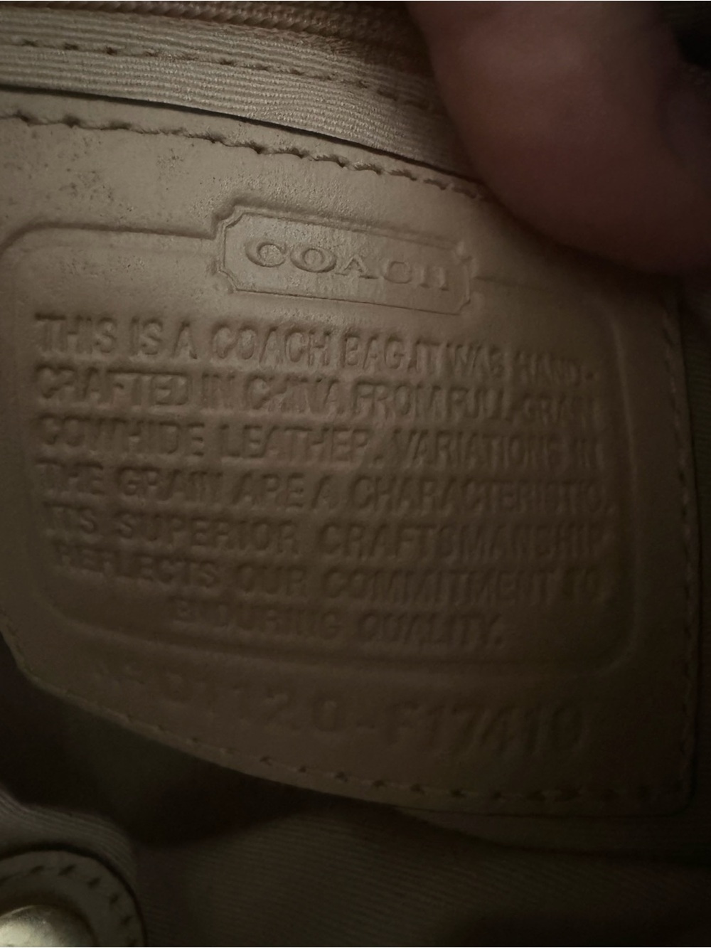Coach Python Embossed Hobo Bag - Picture 10 of 11